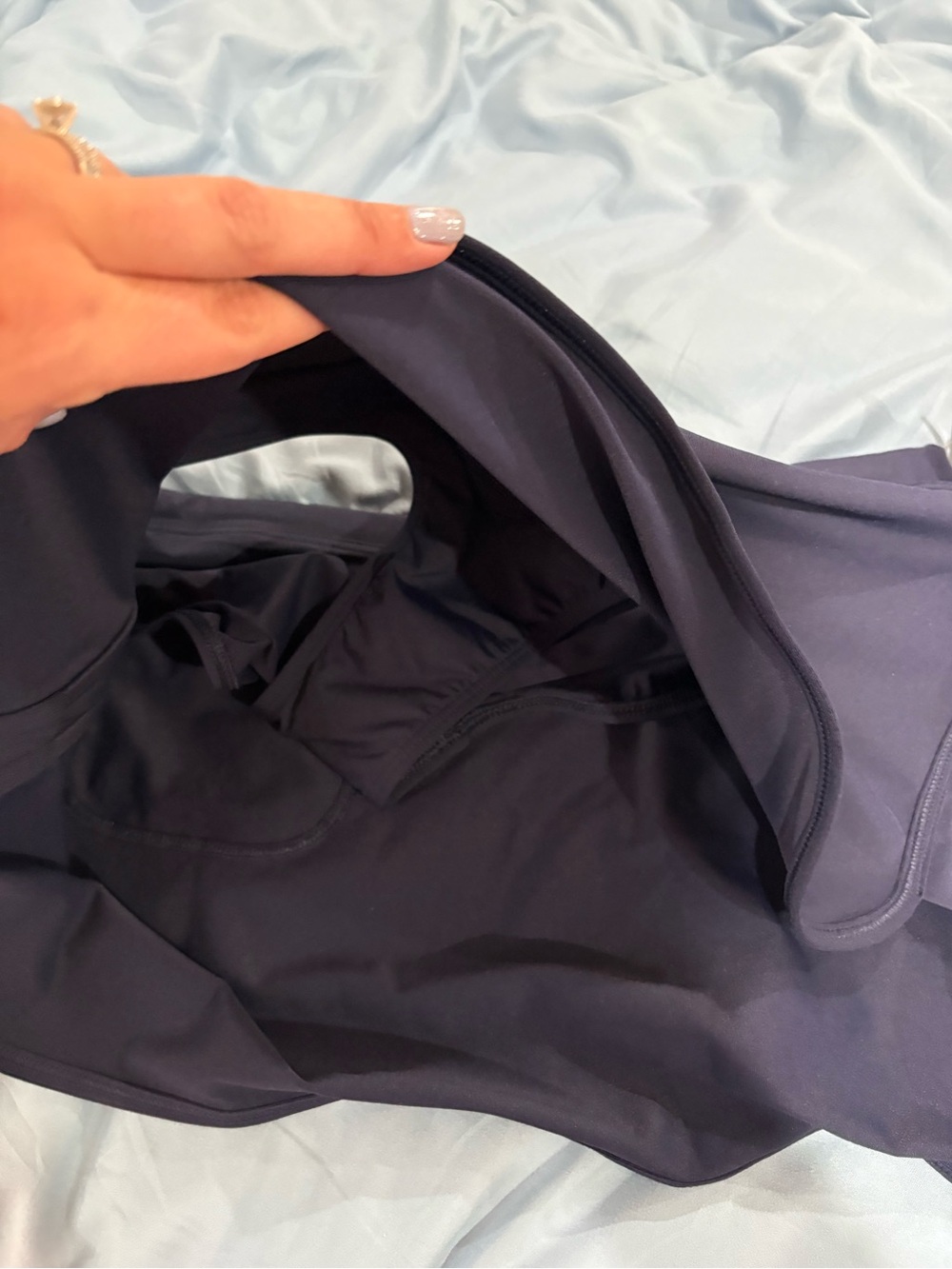 NWT Athleta Navy Blue Swim Skort - Picture 4 of 5